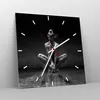 Wanduhr - Quadrat - Glasuhr - Tänzerin Frau Ballerina - Produktbild-Vorschau 4