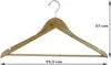 HI - Kleiderbügel aus Holz  für Herren & Damen 20er Set Produktbild-Vorschau 3