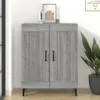Sideboard Grau Sonoma 69,5x34x90 cm Holzwerkstoff Produktbild-Vorschau 2