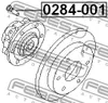 FEBEST Radbolzen 0284-001 für NISSAN Qashqai / Qashqai +2 I Produktbild-Vorschau 4
