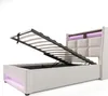 okwish LED Letto imbottito 90x200 cm, letto singolo con Anteprima dell’immagine prodotto 13