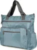 A studio shot of a blue tote bag. Produktbild-Vorschau