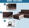 Topchances L Shape Sofa Covers, vodoodpudivý protiskluzový Náhled obrázku produktu 5