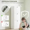 HOMCOM Schuhschrank mit 3 Klappen, Schuhregal mit Produktbild-Vorschau 6