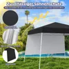 COSTWAY Gazebo pop up 3x3m, gazebo pieghevole con 1 parete Anteprima dell’immagine prodotto 4