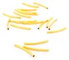 Vintageparts Röhrenperle Messing Goldfarben 25 mm, 20 Stück Produktbild-Vorschau 3