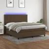 CLORIS Boxspringbett Polsterbett mit Matratze & LED Produktbild-Vorschau 1