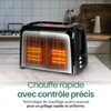 Emerio grille-pain – 750 W – 2 fentes – acier inoxydable – Voir les images du produit 4