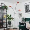 Suio Stehlampe aus Metall in Schwarz/Orange im Produktbild-Vorschau 9