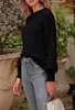 ASKSA Damen Pullover Laternenaermeln Strickpullover Produktbild-Vorschau 4
