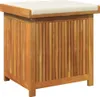 vidaXL Outdoor-Kissenbox 60x50x61 cm Massivholz Akazie Produktbild-Vorschau 1