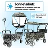 IMLEX Bollerwagen faltbar mit Dach IM-4268 Camouflage| Hohe Produktbild-Vorschau 6