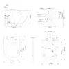 Rainsworth Hänge WC Spülrandlos Toilette - 360° Einloch Produktbild-Vorschau 6