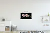 MuchoWow® Textilposter Orchidee - Blumen - Schwarz - Rosa - Produktbild-Vorschau 2
