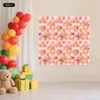Blumenwand mit Kunstblumen - Set mit 6 Paneelen - Produktbild-Vorschau 7
