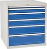 Schubladenschrank H1019xB1005xT736mm grau/blau 6 Schubl. Produktbild-Vorschau 1
