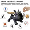 Dekoschale Bulldogge Skulptur Deko Französische Bulldogge Produktbild-Vorschau 5