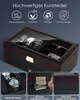 Uhrenbox, Uhrenkasten mit Glasdeckel, Uhrenkoffer mit Produktbild-Vorschau 3
