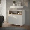 A modern bathroom vanity with a sink and storage cabinet. Náhled obrázku produktu
