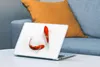 MuchoWow® Laptop Aufkleber Sticker Cover Zwei orangefarbene Produktbild-Vorschau 4