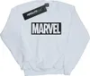 Marvel - Sweatshirt Logo für Herren BI1912 (3XL) (Weiß) Produktbild-Vorschau 1