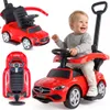 Jeździk dla dziecka z rączką i obejmą Mercedes C-Class Podgląd zdjęcia produktu 1