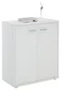 Kommode Sideboard Schrank TOMMY in weiß, Anrichte mit 2 Produktbild-Vorschau 2
