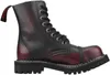 ANGRY ITCH-8-Loch Burgundy Red Rub-Off Leder Stiefel mit Produktbild-Vorschau 4
