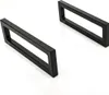 2x Wandkonsole Waschtischhalterung Regalträger matt schwarz Produktbild-Vorschau 3