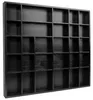 Creative Deco Wandvertoningskast Planken Zwart, 44,5x40x3 Productafbeelding-voorbeeld 1