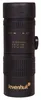 A black monocular with gold text and markings against a white background. Voir les images du produit