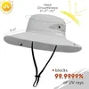 2 Stück Sonnenhut für Damen Outdoor Faltbar Safari Hut mit Produktbild-Vorschau 4