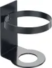 A black metal soap dispenser holder mounted on a wall. Produktbild-Vorschau