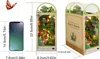 OKWISH 3D Puzzle, DIY Book Nook Kit, Puppenhäuser Miniatur Produktbild-Vorschau 2