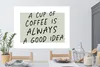 MuchoWow® Wandtattoo Wandsticker Wandaufkleber Kaffee - Produktbild-Vorschau 2