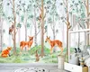 Tapeta do pokoju dziecięcego zwierzęta leśne - 400x280 cm - Podgląd zdjęcia produktu 2