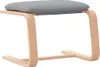 vidaXL Sgabello grigio chiaro 51x41x40 cm tessuto Anteprima dell’immagine prodotto 6
