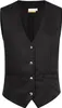 KARLOWSKY Damen Serviceweste LENA V-Neck Modern-Fit Marine Produktbild-Vorschau 1