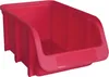 A red plastic storage bin is shown from a slightly elevated front-side angle against a white background. Anteprima dell’immagine prodotto