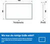 LED Spiegel 100×60cm Sensor-Schalter Kaltweiß dimmbar Produktbild-Vorschau 7