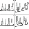 Fahrradständer für 4 Fahrräder höhenversetzt 140 x 75,5 cm Produktbild-Vorschau 4