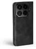 A close-up side view of a black flip phone case. Produktbild-Vorschau