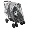 Bambisol HPU Housse de pluie pour poussette double avec Voir les images du produit 1