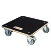 Nature Pflanzenroller Quadratisch 38x38 cm Schwarz Holz Produktbild-Vorschau 1