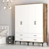 Skye Decor, Kumsal TT - Walnut, White, Kleiderstangen, Produktbild-Vorschau 3