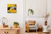 Coloray Uhr auf Leinwand 30x30 cm Wand Uhr Dekoration Produktbild-Vorschau 3