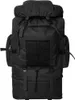 A black army-style rucksack is shown against a white background. Náhľad obrázku produktu