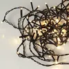 A tangled string of warm white LED lights on a white background. Podgląd zdjęcia produktu