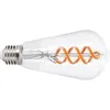 A clear, studio shot of an LED filament light bulb. Produktbild-Vorschau