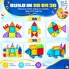 Fits4Kids Klocki magnetyczne 100 elementów i 99 naklejek, Podgląd zdjęcia produktu 4